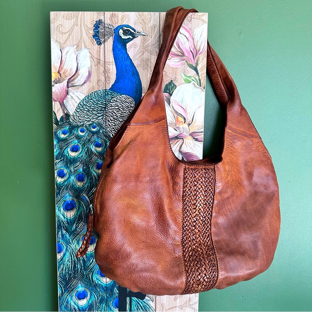 Braided hobo bag